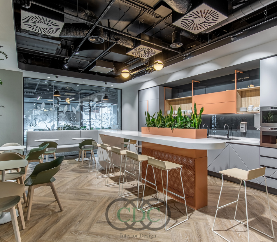 Thiết kế khu pantry văn phòng sáng tạo dành cho doanh nghiệp trẻ